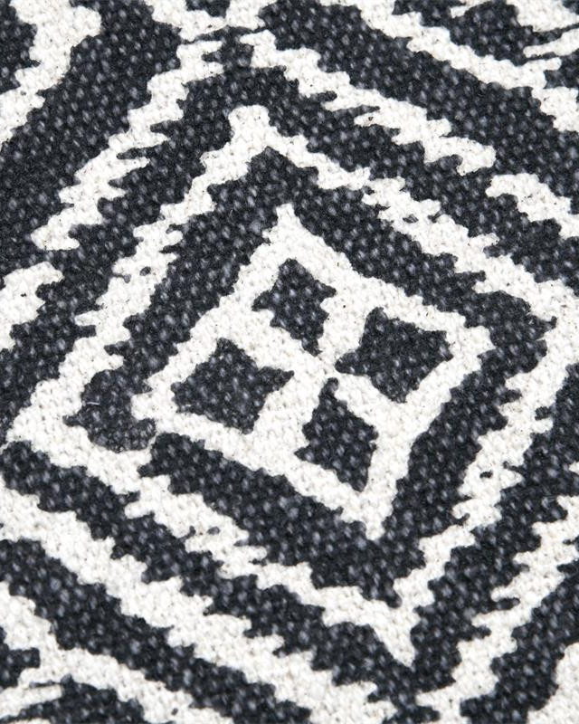 Toile Monaco Motif Géométrique Anthracite - Mercerine