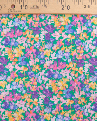Tissu Liberty Fabrics@ Lily Jane C Vert Violet - Mercerine