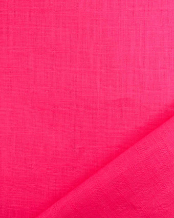 Lin Coton Lin Uni Fushia Oeko-Tex  - Mercerine