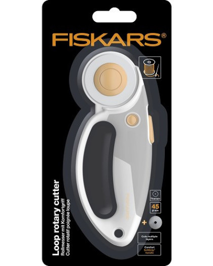 Cutter Rotatif Softgrip Titanium - 45mm - Fiskars - Mercerine