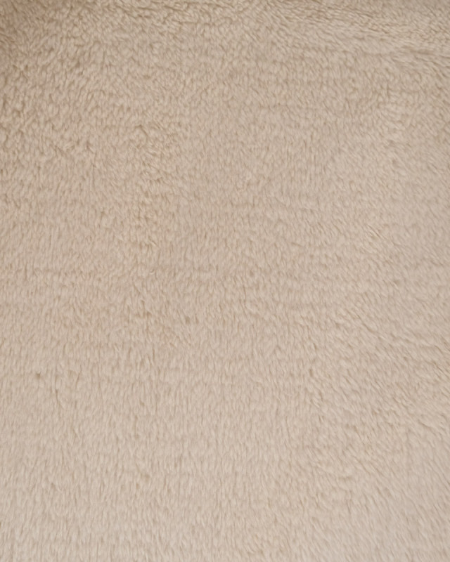 Tissu Velours Côtelé Envers Sherpa Cacao - Mercerine