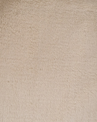 Tissu Velours Côtelé Envers Sherpa Cacao - Mercerine