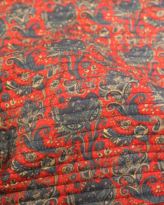 Tissu Matelassé Jaipur Cachemire - Mercerine