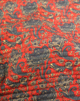 Tissu Matelassé Jaipur Cachemire - Mercerine