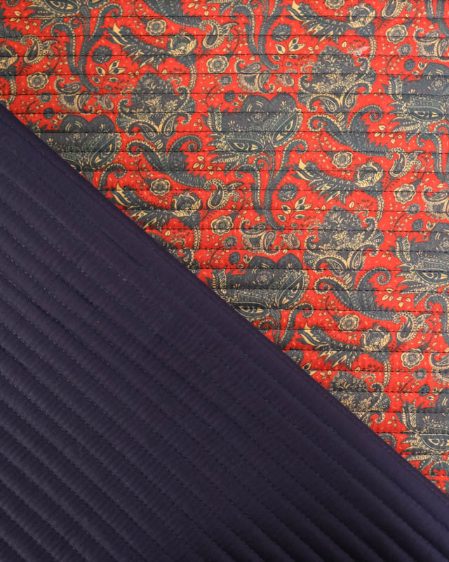 Tissu Matelassé Jaipur Cachemire - Mercerine