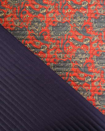 Tissu Matelassé Jaipur Cachemire - Mercerine