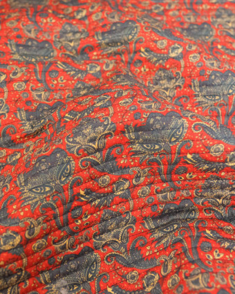 Tissu Matelassé Indien Jaipur Cachemire - Mercerine