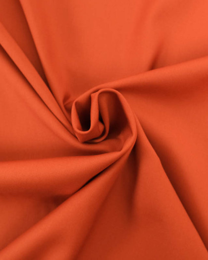 Sergé Polyviscose Terracotta - Mercerine