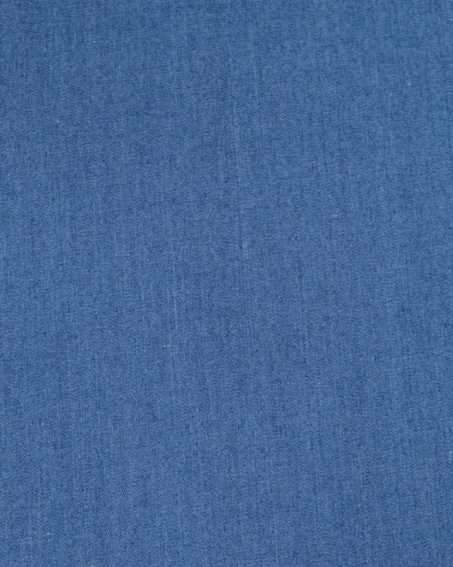 Chambray De Coton James Bleu Indigo - Mercerine