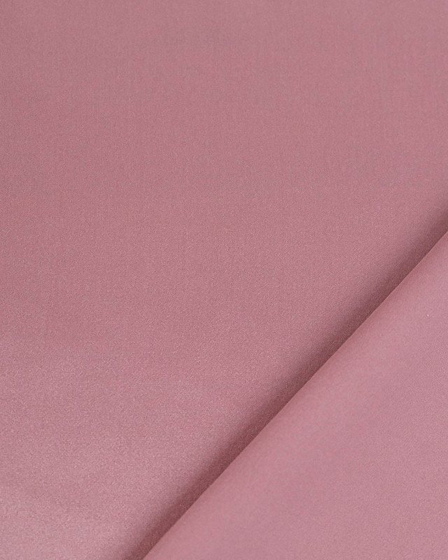 Tissu Satin De Soie Rose Ancien - Mercerine
