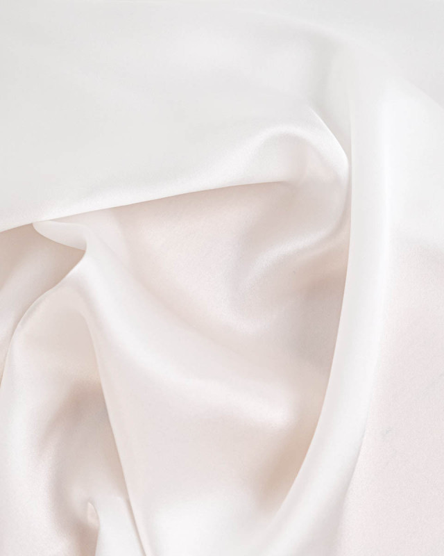 Tissu Satin De Soie Naturel - Mercerine