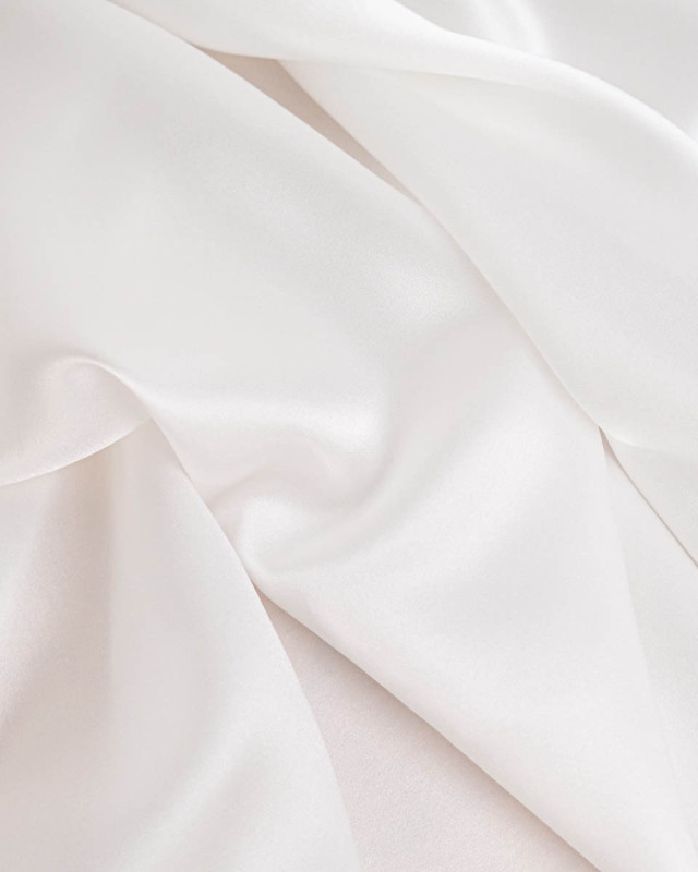 Tissu Satin De Soie Naturel - Mercerine
