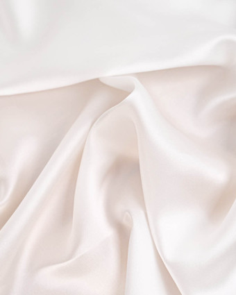 Tissu Satin De Soie Naturel - Mercerine
