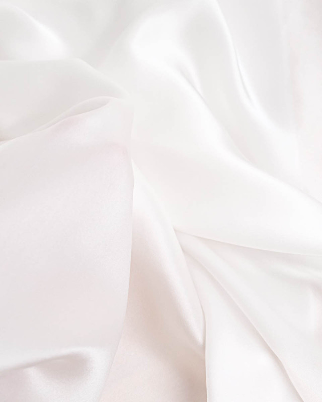 Tissu Satin De Soie Naturel - Mercerine