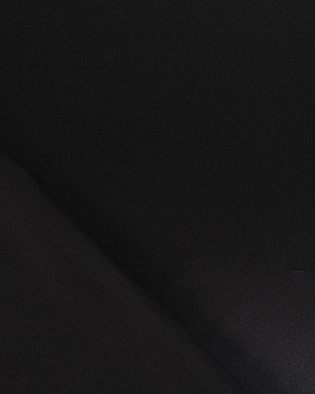 Tissu Satin De Soie Noir - Mercerine