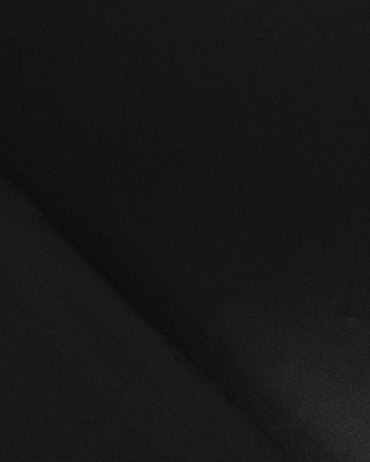 Tissu Satin De Soie Noir - Mercerine