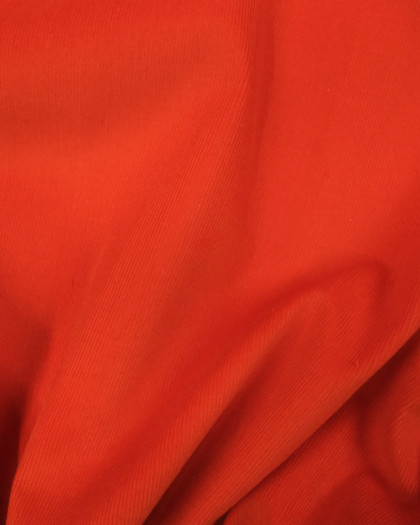 Tissu Velours Milleraies Rio Orange