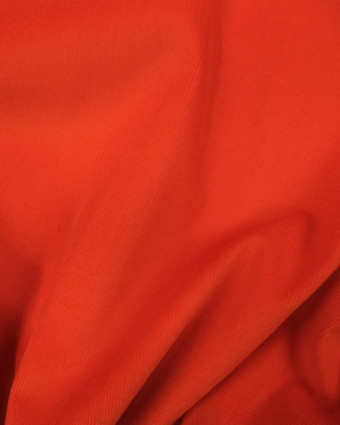 Tissu Velours Milleraies Rio Orange