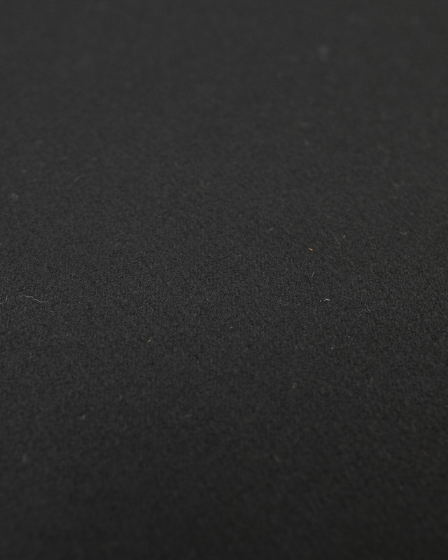 Tissu au mètre : Lainage Cachemire Noir - Mercerine