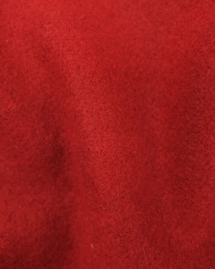 Coupon - Tissu effet Caban Rouge x10cm