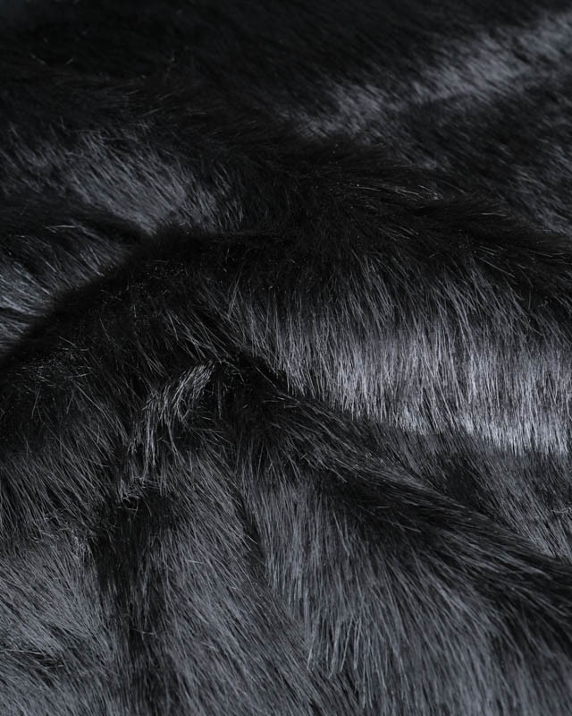 Tissu Fausse Fourrure Noir - Mercerine