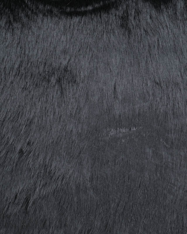 Tissu Fausse Fourrure Noir - Mercerine