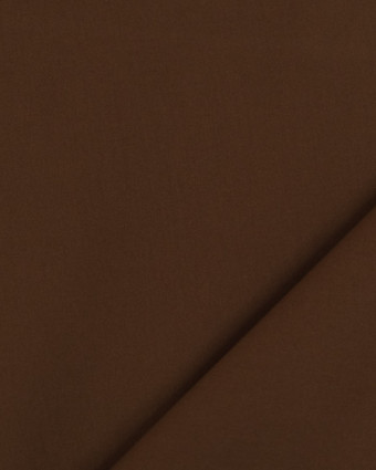 Popeline De Coton Premium Chocolat Unie Alice - Mercerine
