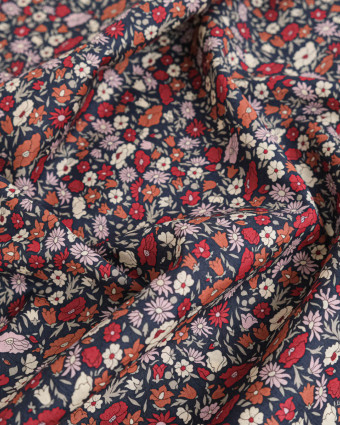Tissu Liberty Fabrics@ Tana Lawn Petal & Daisy Charbon - Mercerine
