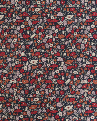 Tissu Liberty Fabrics@ Tana Lawn Petal & Daisy Charbon - Mercerine