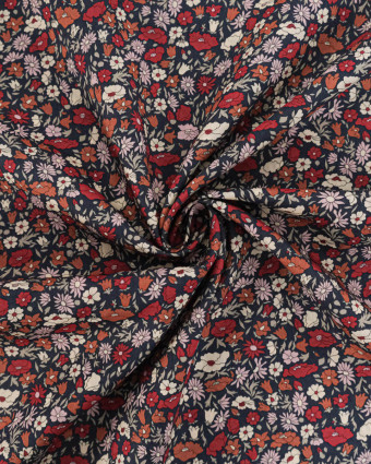 Tissu Liberty Fabrics@ Tana Lawn Petal & Daisy Charbon - Mercerine