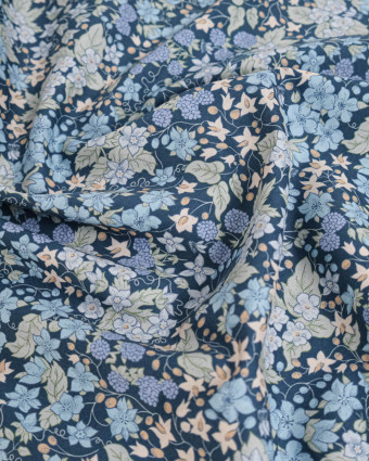 Tissu Liberty Fabrics@ Tana Lawn Berry Bleu - Mercerine