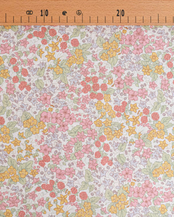 Tissu Liberty Fabrics@ Tana Lawn Berry Blanc - Mercerine