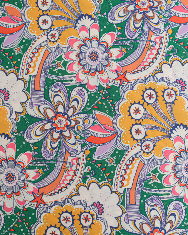 Tissu Liberty Fabrics@ Tana Lawn Firework - Mercerine