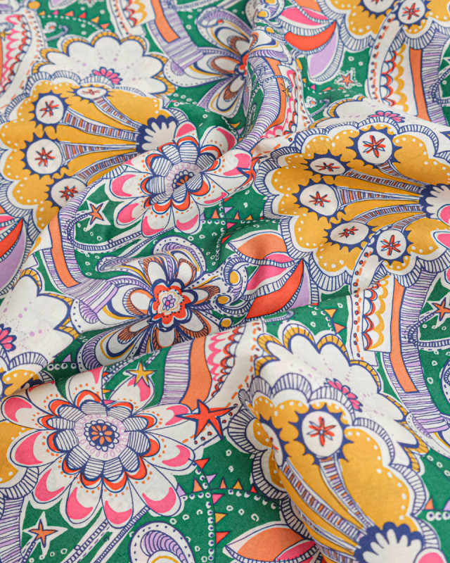 Tissu Liberty Fabrics@ Tana Lawn Firework - Mercerine