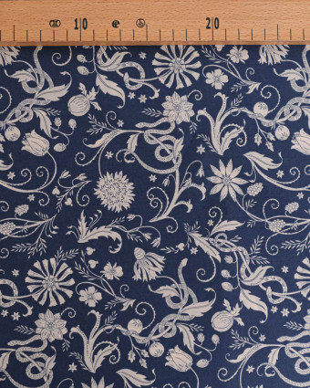 Tissu Liberty Fabrics@ Tana Lawn Hesperides Bleu - Mercerine