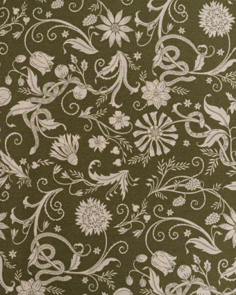 Tissu Liberty Fabrics@ Tana Lawn Hesperides Olive - Mercerine