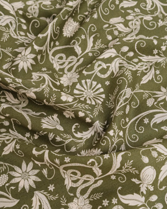 Tissu Liberty Fabrics@ Tana Lawn Hesperides Olive - Mercerine