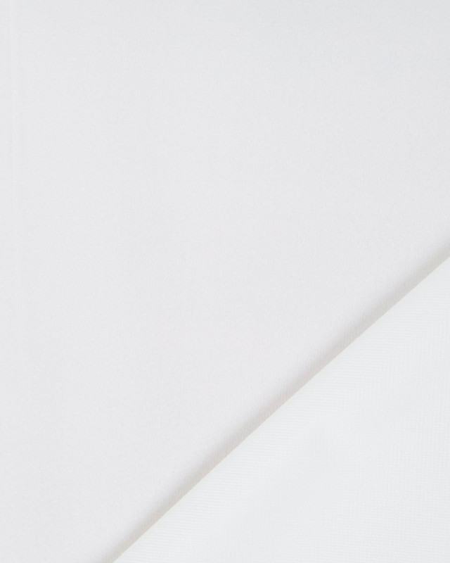 Velours Lisse Uni Ecru - Mercerine