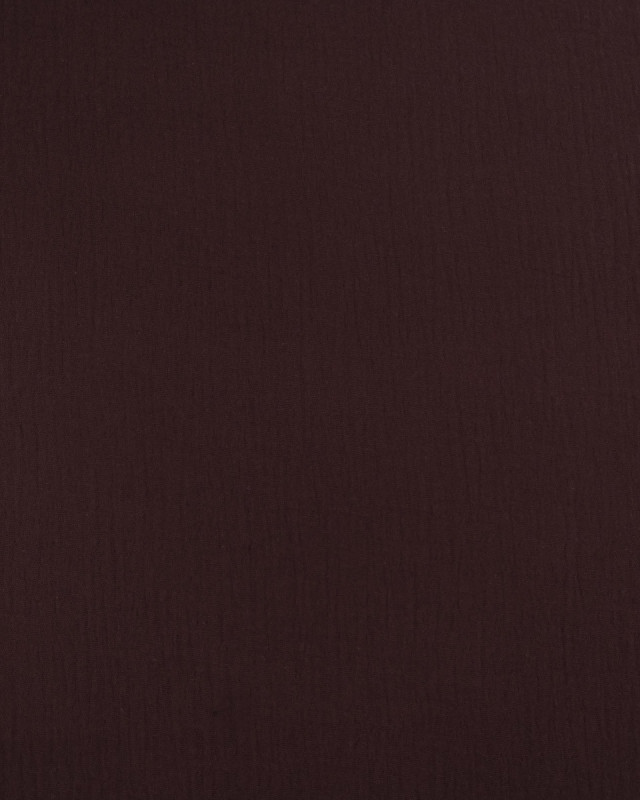 Tissu Gaze de Coton Chocolat Thaïs - Mercerine
