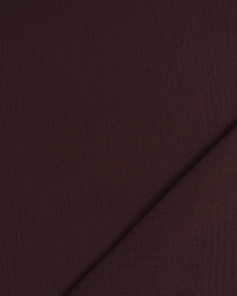 Tissu Gaze de Coton Chocolat Thaïs - Mercerine