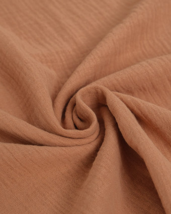 Tissu Gaze de Coton Toffee Thaïs - Mercerine