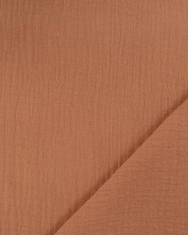 Tissu Gaze de Coton Toffee Thaïs - Mercerine
