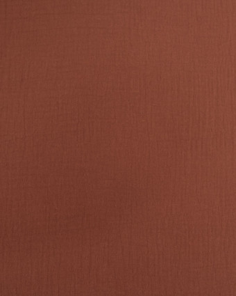 Tissu Gaze de Coton Cappuccino Thaïs - Mercerine