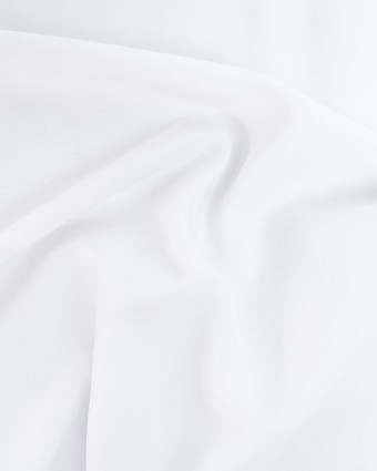 Voile de Viscose Blanc Laura - Mercerine