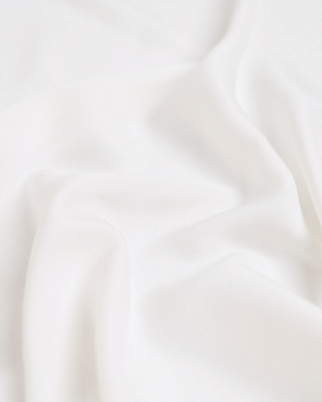 Voile de Viscose Ivoire Laura - Mercerine