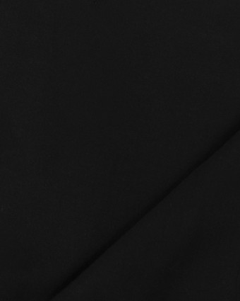 Voile de Viscose Noir Laura - Mercerine