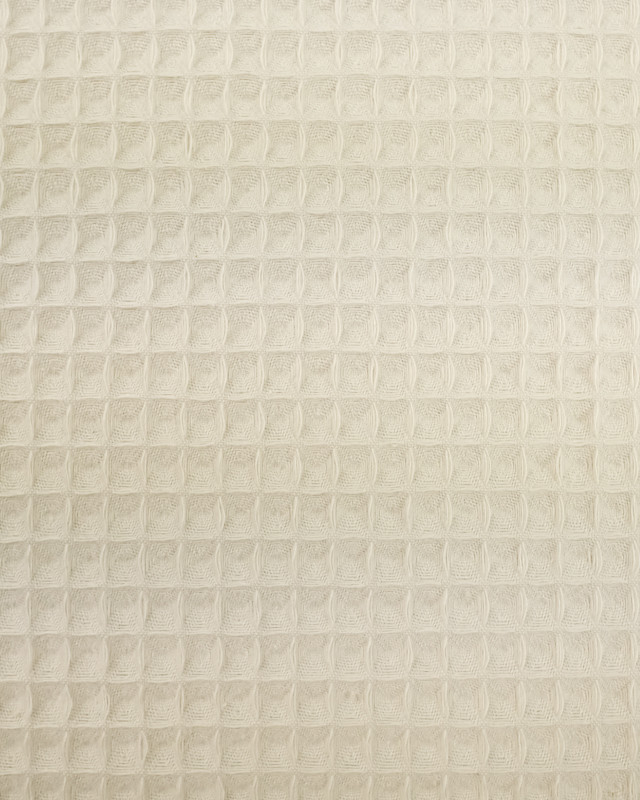Tissus nid d'abeille beige pour peignoirs et lingettes - Mercerine