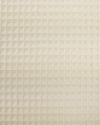 Tissus nid d'abeille beige pour peignoirs et lingettes - Mercerine