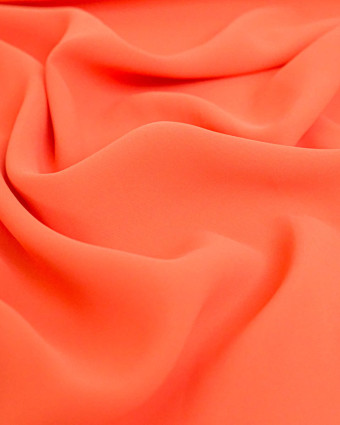 Tissu Crêpe Léger Corail - Mercerine