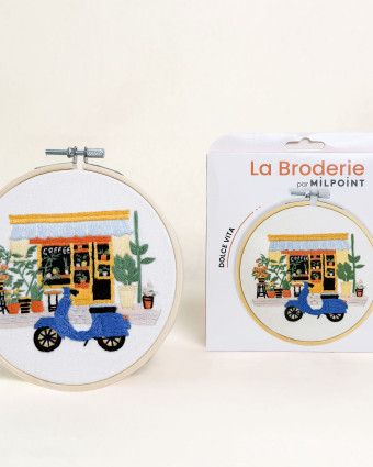 Kit Broderie - Dolce Vita - Avec Tambour 15cm - Mercerine